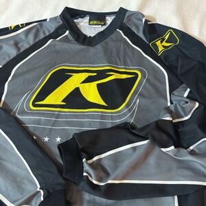 VTG 90s KLIM Revolt Air Kontrol MX Snowmobile Riding‎ Jersey Men's 2XL USA Made